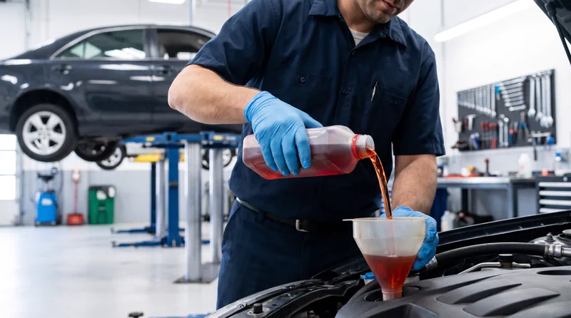 Troca de óleo de câmbio automático